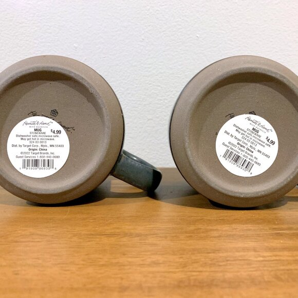 SOLD Hearth and & Hand Blue Stoneware Wheat Stem Coffee Mug / Tea Cup NEW 2022 - Picture 6 of 6